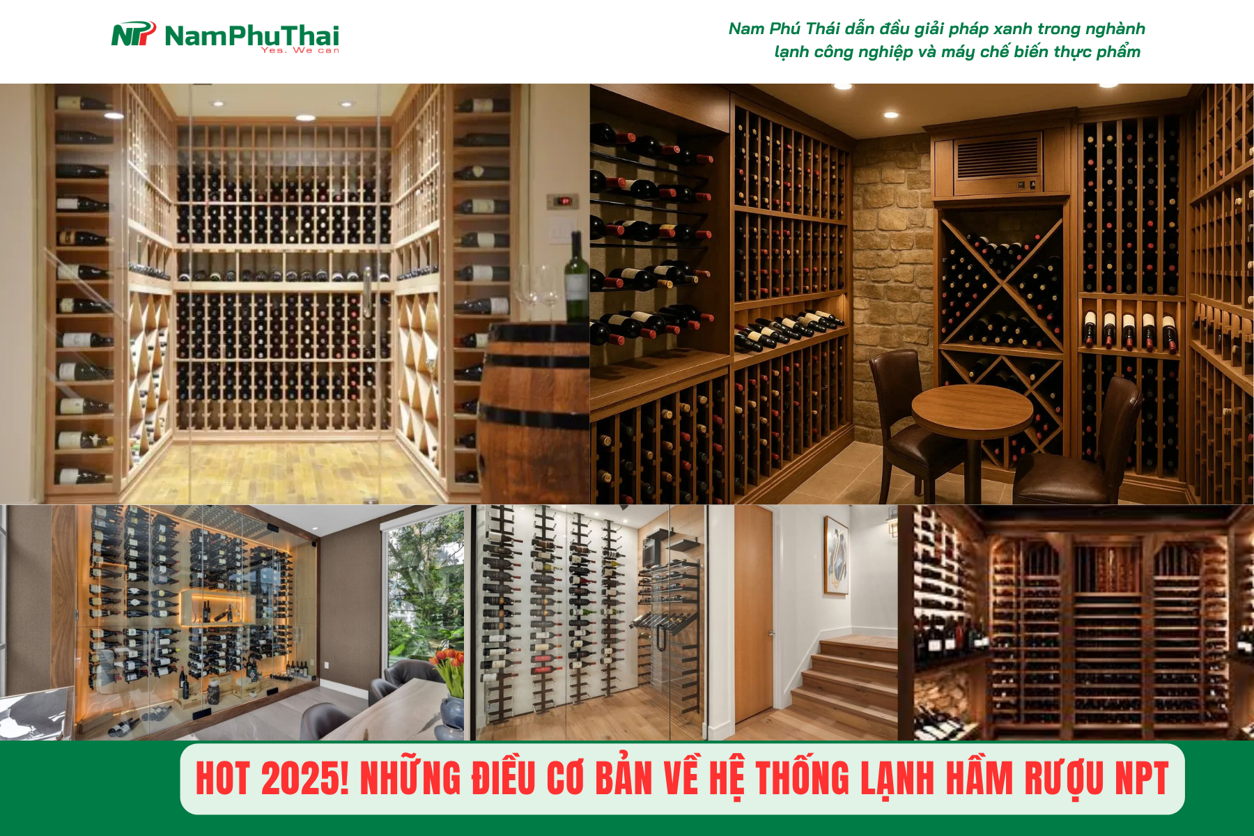 Hệ thống lạnh Hầm rượu Nam Phú Thái